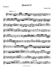 Quartet – 1st Violin Part